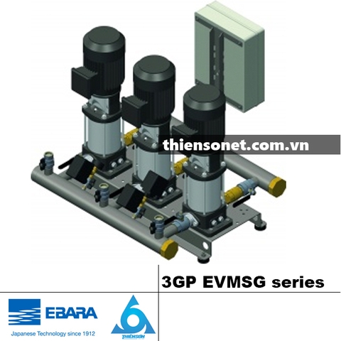 Hệ bơm tăng áp EBARA 3GP EVMSG