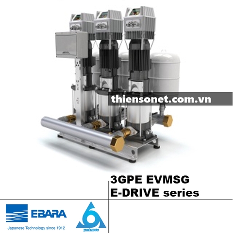 Hệ bơm tăng áp EBARA 3GPE EVMSG E-DRIVE