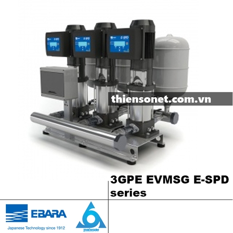 Hệ bơm tăng áp EBARA 3GPE EVMSG E-SPD