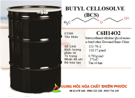 CÙNG DUNG MÔI HÓA CHẤT THIÊN PHƯỚC TÌM HIỂU VỀ DUNG MÔI BUTYL CELLOSOLVE (BCS)