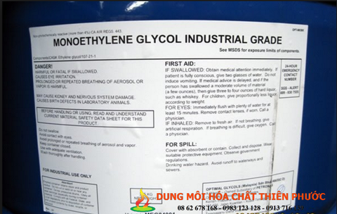MUA MONOETHYLENE GLYCOL (MEG) Ở ĐÂU? THIÊN PHƯỚC GROUP PHÂN PHỐI MEG GIÁ RẺ