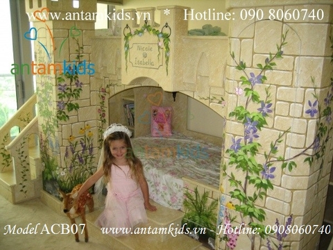 Giường lâu đài Công chúa Isabella ACB07