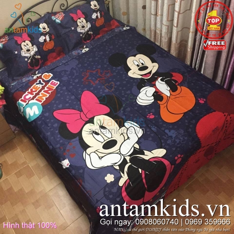 1001 Hình ảnh HÀNG THỰC TẾ - Chăn ga gối Trẻ em Hoạt hình Disney, cao cấp nhập khẩu, cho bé trai bé gái (Phần 1)