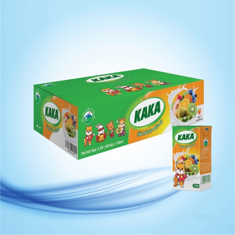 Sữa Tươi Ba Vì KaKa Trái Cây Nhiệt Đới 110ml ( Thùng 48 hộp )