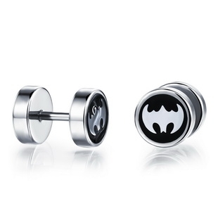 Bông tai inox Batman cá tính BT15