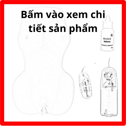 Âm đạo giả silicone cầm tay có rung Baile - AD14A