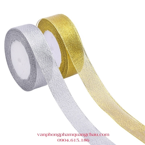 Ruy băng kim tuyến (bản rộng 2cm, dài 20 mét) - 01 cuộn_RB41