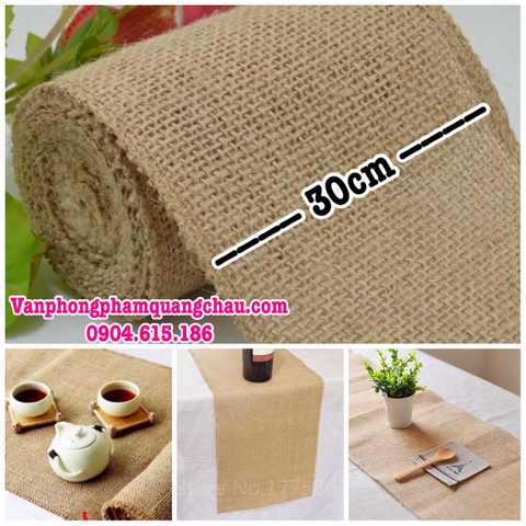 Vải bố làm phông nền chụp ảnh, trang trí đồ handmade (Bản rộng 30cm, dài 01 mét)_RB31