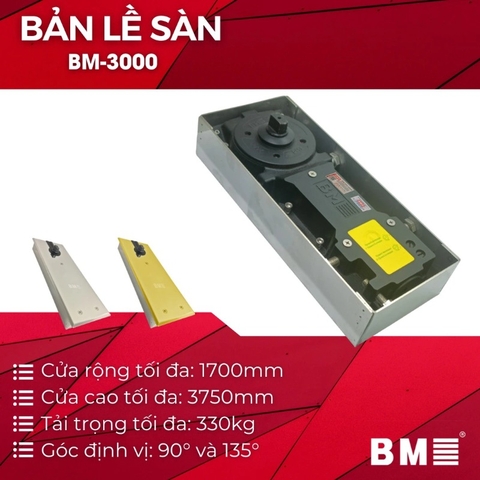 Bản lề sàn hiệu BM 3000