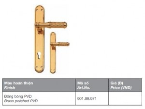 Khóa sảnh hiệu Hafele 901.98.971