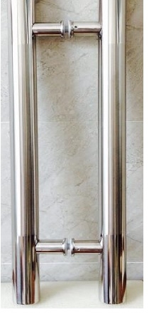 Tay nắm cửa kính cường lực 8T inox 304