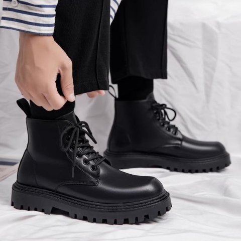 Giày Boot Nam Martin Boots Đế Cao Thời Trang Đường Phố GN457