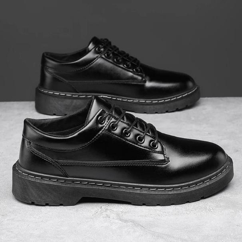 Giày Boot Nam cổ thấp Đế Cao Su Chống Trượt - Phù Hợp Đi Làm, Đi Học GN499