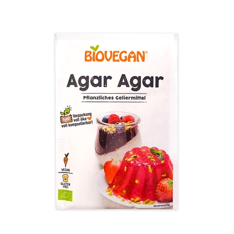 Bột rau câu hữu cơ Agar-Agar Biovegan 30g