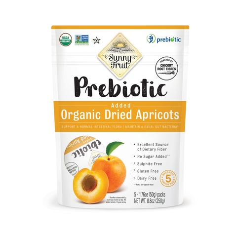 Mơ khô hữu cơ bổ sung Prebiotic Sunny Fruit 250g