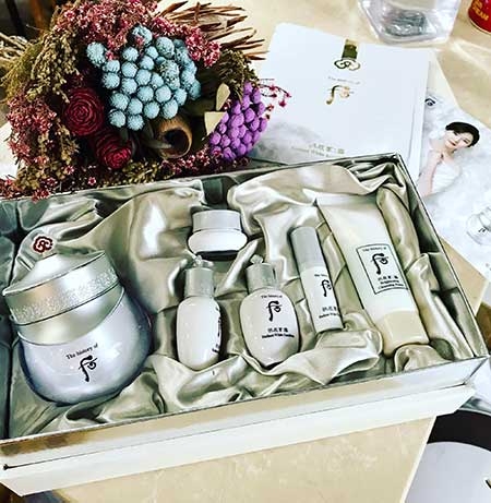Set Kem dưỡng trắng & bổ sung ẩm ban đêm - Whoo Radiant white moisture cream