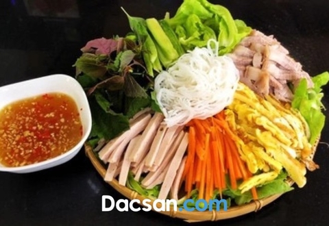 Món bún cuốn giúp đổi vị bữa ăn nhà bạn ngày cuối tuần