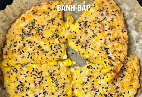 Cách làm bánh bắp bằng nồi chiên không dầu đơn giản mà giòn ngon