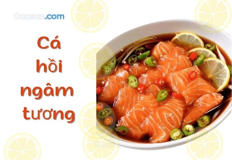 Cách làm cá hồi ngâm tương lạ miệng đưa cơm