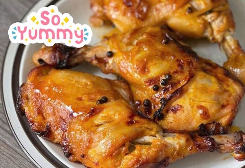 Cách làm đùi gà nướng tiêu đen thơm ngon, mềm mọng