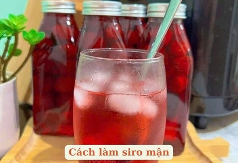 Cách làm siro mận đơn giản tại nhà