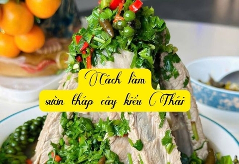 Cách làm sườn tháp cay kiểu Thái tại nhà chuẩn như ngoài quán