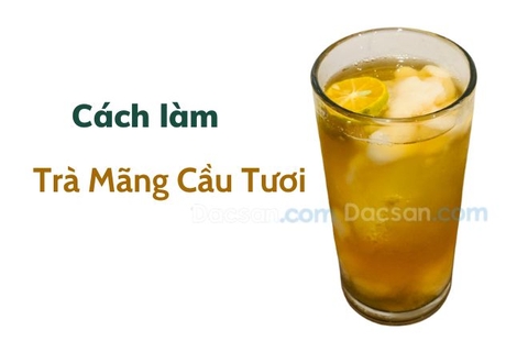 Cách làm trà mãng cầu tươi theo công thức nhà hàng