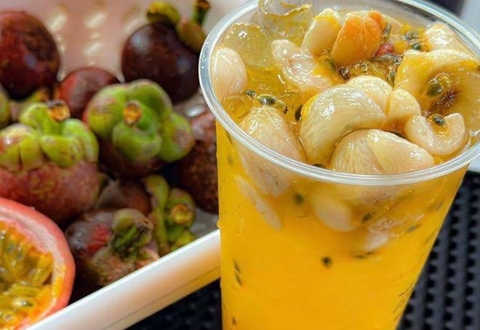 Cách làm trà măng cụt chanh dây để kinh doanh