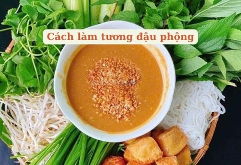 Cách làm tương đậu phộng chấm gỏi cuốn siu ngon