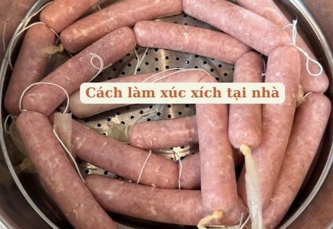 Cách làm xúc xích tại nhà cho bé (công thức dễ làm)