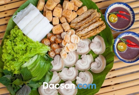 Chả cốm ở Bình Phước, loại chuyên dùng cho quán bún đậu mắm tôm