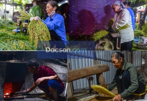 Quy trình làm ra cốm – nguyên liệu làm nên món chả cốm Hà Nội trứ danh