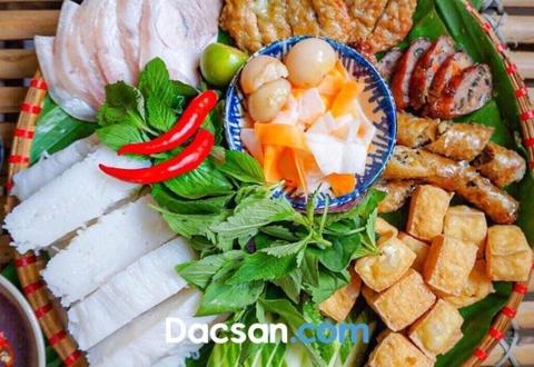Chả cốm ở Bến Tre, loại chuyên dùng cho quán bún đậu mắm tôm