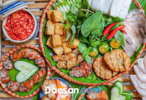 Chả cốm ở Cần Thơ và các nguyên liệu đầy đủ cho quán bún đậu mắm tôm