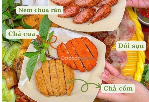 Đủ các loại chả Ước Lễ để kinh doanh bún đậu mắm tôm tại TP HCM