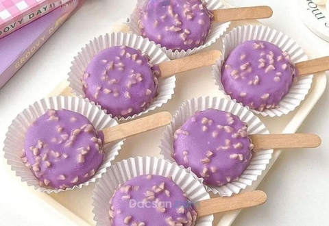 Cách làm kem khoai môn bùi, giòn, bên trong béo ngậy