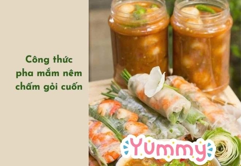 Công thức pha mắm nêm ăn gỏi cuốn hoặc thịt luộc ngon xuất sắc