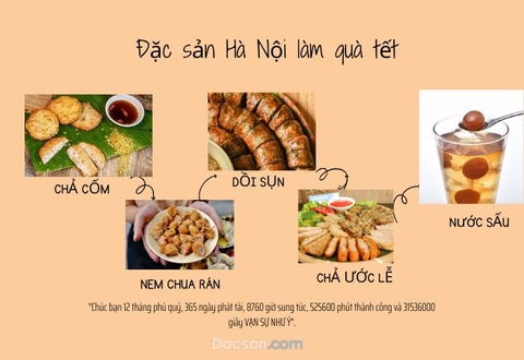 Đặc sản Hà Nội làm quà tết tại TP HCM