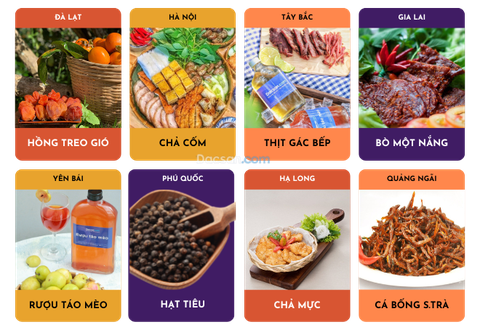 Đặc sản vùng miền làm quà tặng tại TP HCM, nên mua ở đâu?