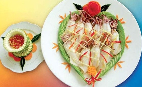 Mực một nắng hấp bia - món ăn không thể thiếu trên bàn nhậu