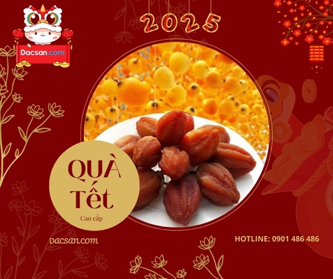 Quà Tết 2025 – Hồng treo gió Đà Lạt dẻo thơm, ngọt lành