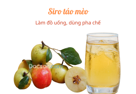 Táo mèo ngâm đường – Thức uống giải khát ngọt thơm, bùng cảm xúc