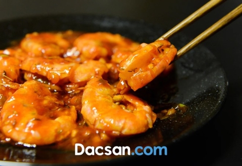 KHÓ KÌM LÒNG VỚI MÓN TÔM KHÔ RIM CHUA CAY MẶN NGỌT