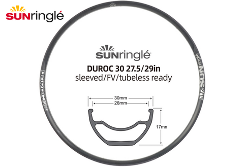 Vành Sun Ringlé Duroc 30 27.5 Inch / 32 Lỗ Vành Sun Ringlé Duroc 30 27.5 Inch / 32 Lỗ