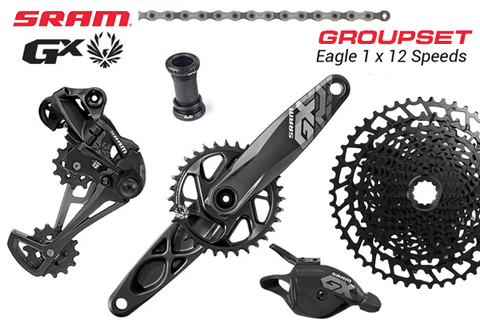 BỘ TRUYỀN ĐỘNG SRAM GX EAGLE 1X12 BỘ TRUYỀN ĐỘNG SRAM GX EAGLE 1X12