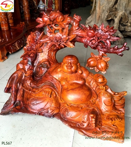 Phật Di Lặc gỗ hương - PL567