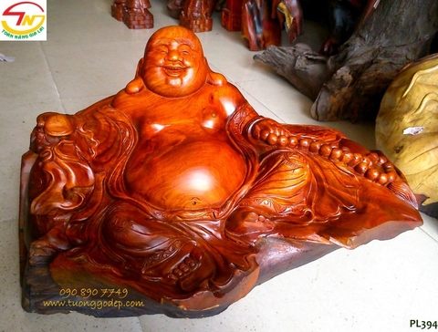 Tượng Phật Di Lặc gỗ hương (PL394)
