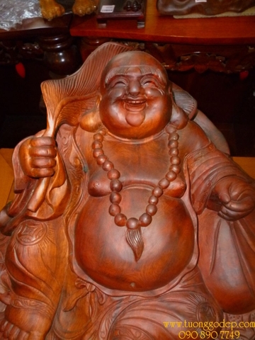 Tượng gỗ hương Phật Di Lặc (PL128)