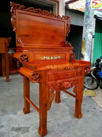 Bàn thờ Phật và Gia tiên (Gỗ Lim, 1.8m x 1.07m x 70cm)