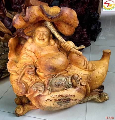 Phật Di Lặc bằng gỗ mít - PL568